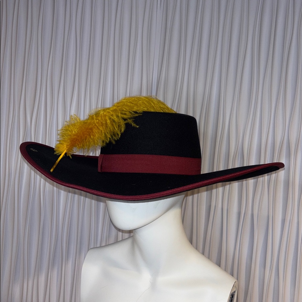 Cavalier Hat Puss Cosplay Cat Boots Costume Hat for Adult NEW - Picture 7 of 10
